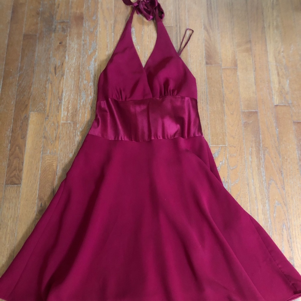 Red halter dress RARE